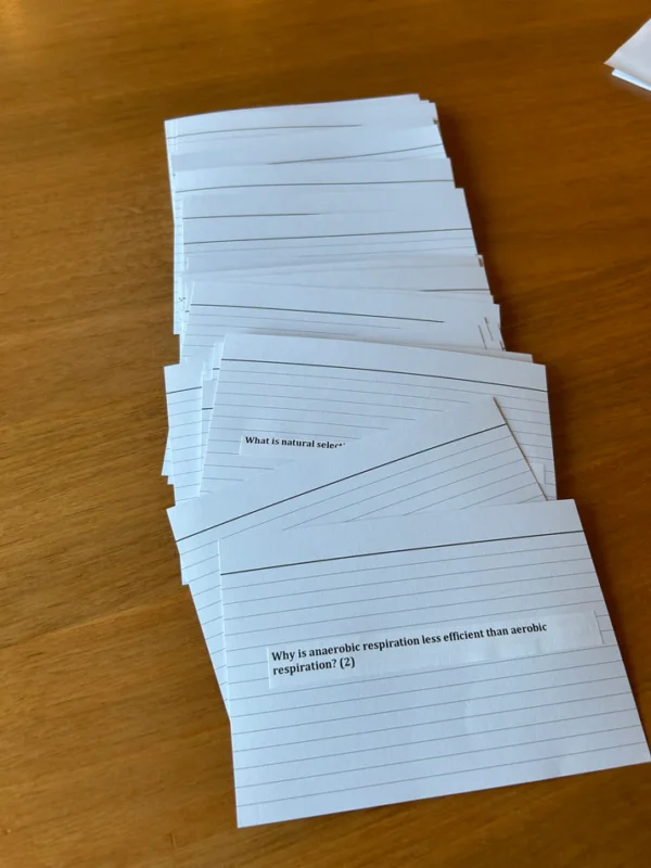 Biology GCSE Flashcards