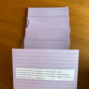Chemistry GCSE Flashcards