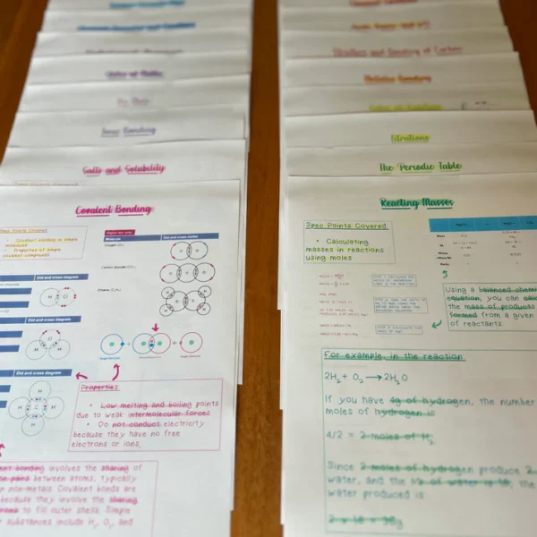 Chemistry GCSE Revision Notes - Online PDF - Image 2